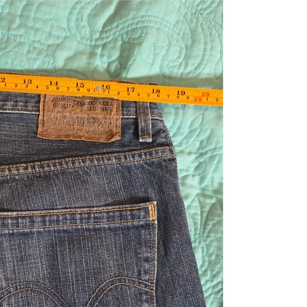 Levis 559 Relaxed Straight Jeans Mens‎ 36x30 Blue Denim Medium Wash 100% Cotton - Picture 6 of 8